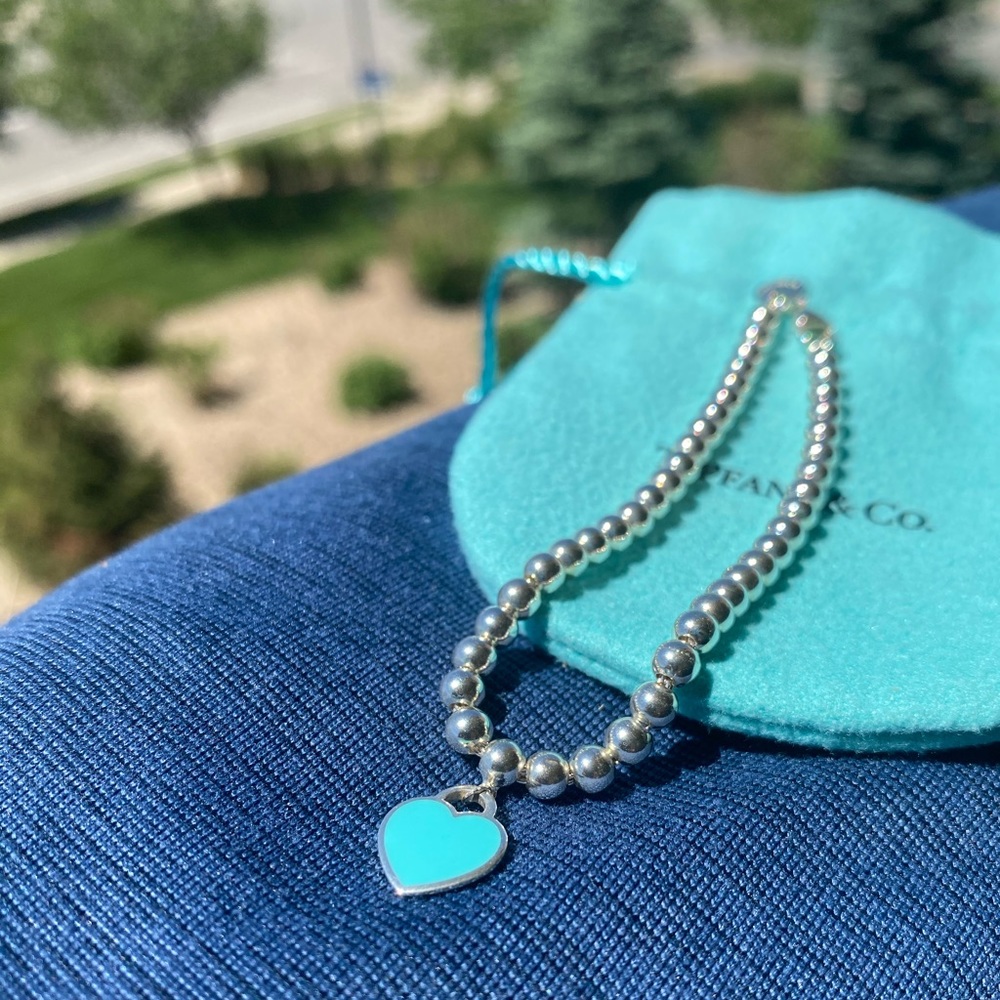 Tiffany & Co. Blue heart bracelet